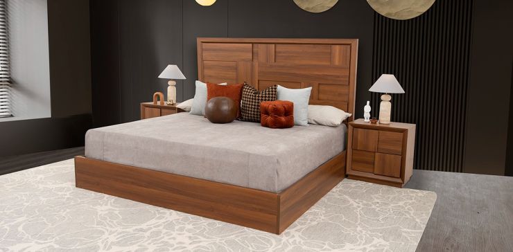 Cama King Size Atenas Café