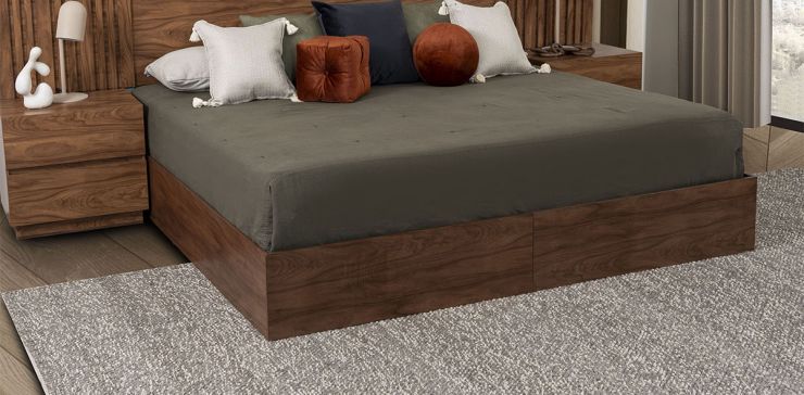 Base De Cama King Size Giannis Café 2 Piezas