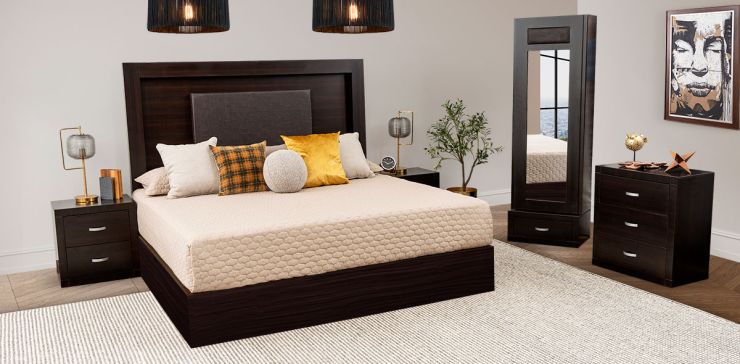 Recámara King Size Egipto Plus 5 Piezas