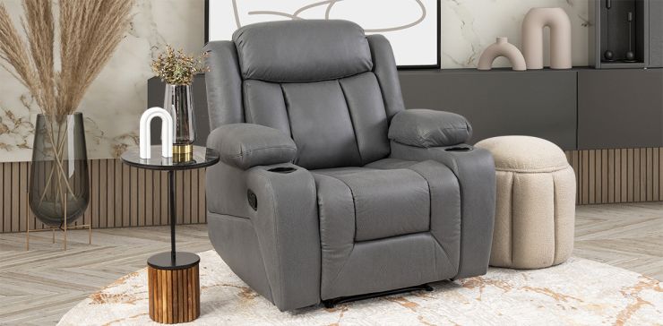 Sillón Reclinable Max Gris