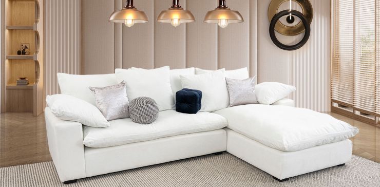 Sala Modular Derecha Cloud Blanco