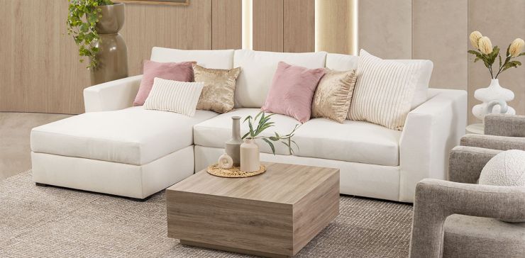 Sala Modular Izquierda Casa Anahí Salinger Beige