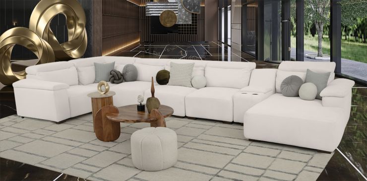 Sala Cloe CL Beige 6 Piezas