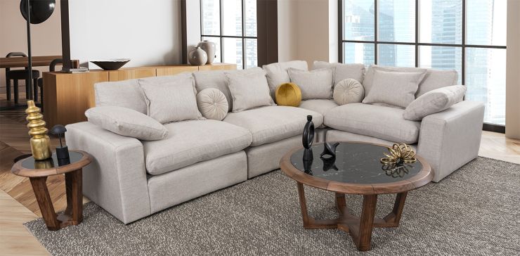 Sala Romelly Beige 4 Piezas