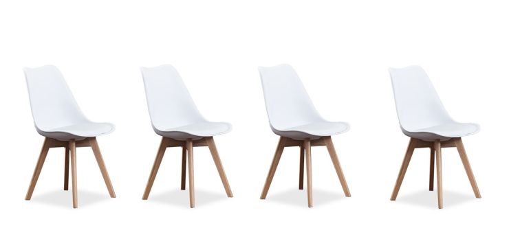 Paquete De Sillas Arthus PL Blanco