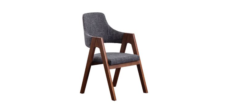 Silla Con Brazo Estocolmo Gris Oxford