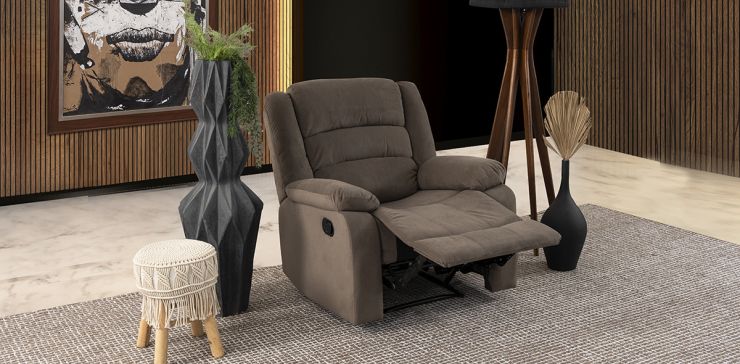 Sillón Reclinable Columbia Café  