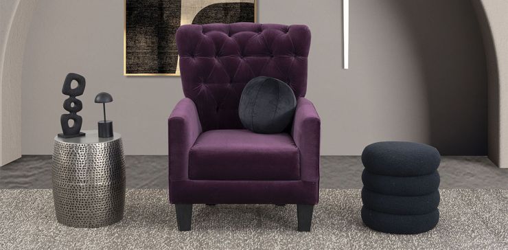 Sillón Ocasional Jeferson Violeta