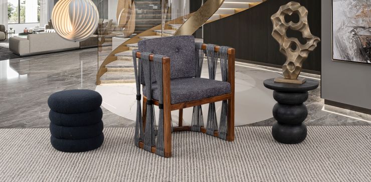 Sillón Parota Loreto CL Gris