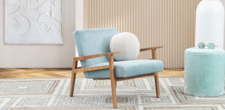 Sillón Ocasional Briton Azul