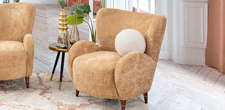 Sillón Ocasional Nicoletti Amarillo