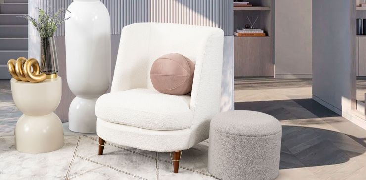 Sillón Ocasional Rosso Blanco Snow