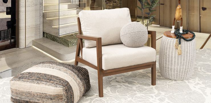Sillón Ocasional Tavira Beige