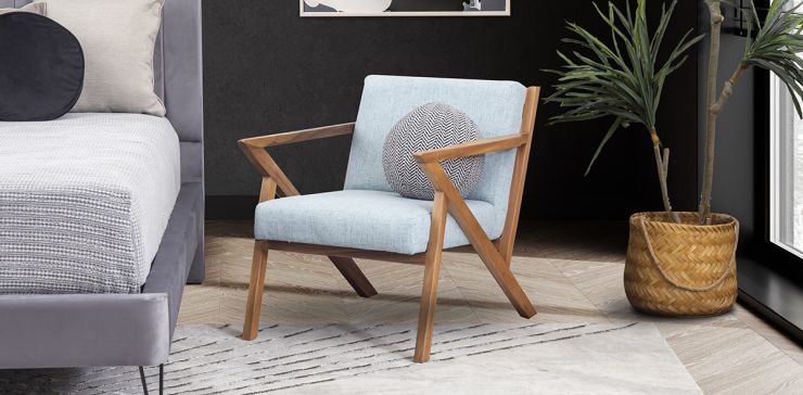 Sillón Ocasional Romeo  Menta Parota