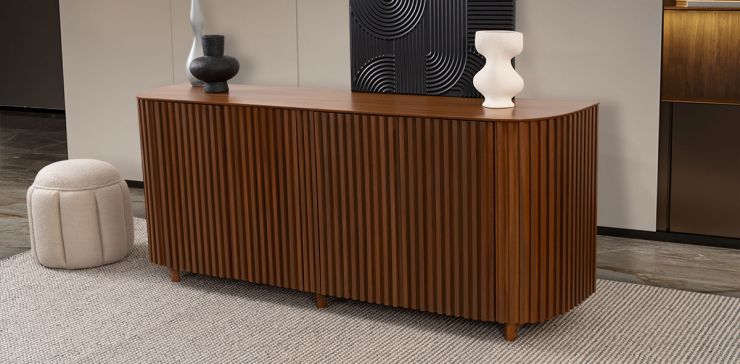 Aparador 220 Cm Lynnea Café 