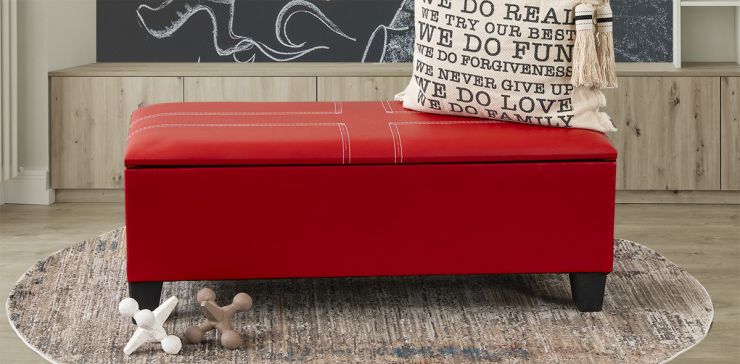 Banca Baúl Ecko II Rojo