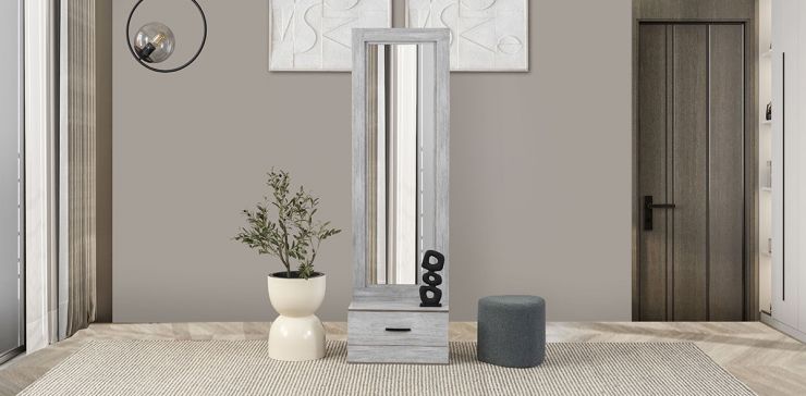 Espejo Vertical Jana Gris