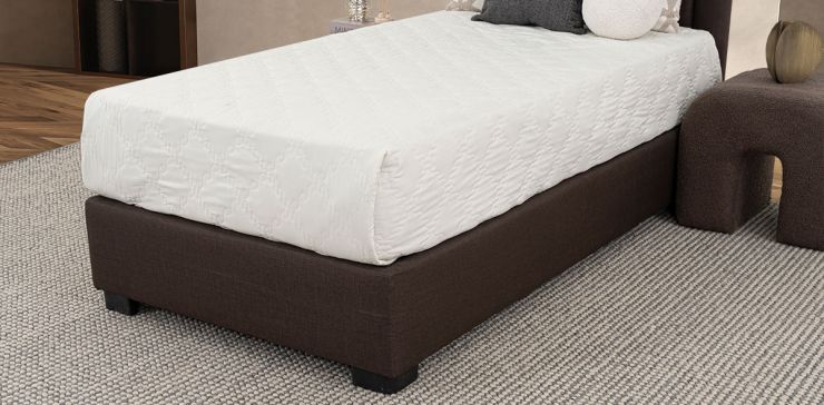 Base De  Cama Individual Gianna Choco