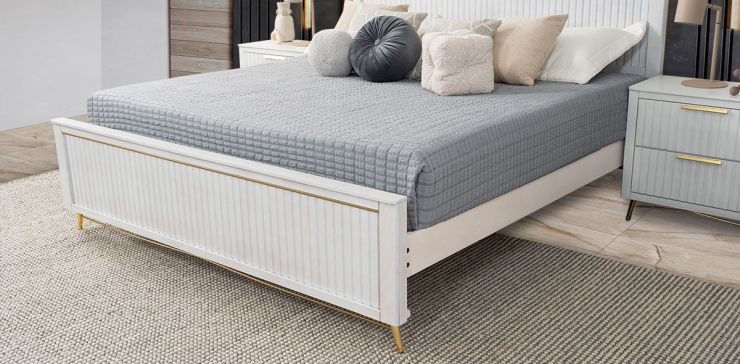 Base De Cama King Size Akira Blanco