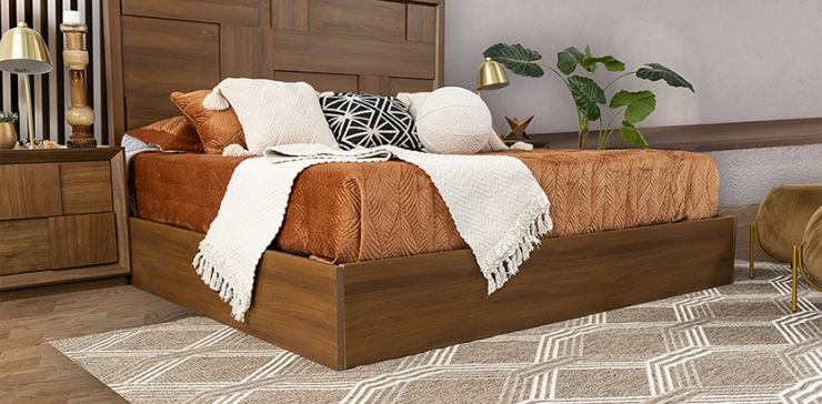 Base De Cama King Size Atenas Parota 