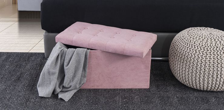 Baúl Plegable Nikita Life Rosa