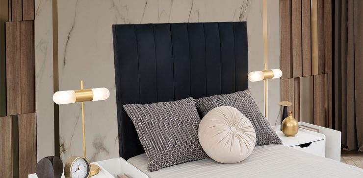 Cabecera Individual Megan Negro