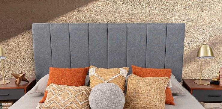 Cabecera King Size American Gris 