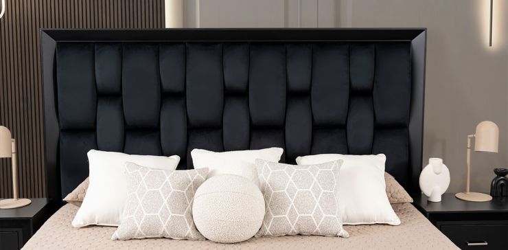Cabecera King Size Chicago Black