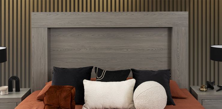 Cabecera King Size Marbella Gris