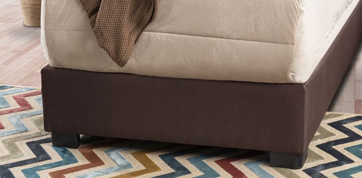 Base De  Cama Individual Gianna Choco