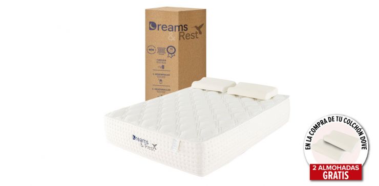 Colchón Dreams & Rest Queen Size Memory Foam Dove 