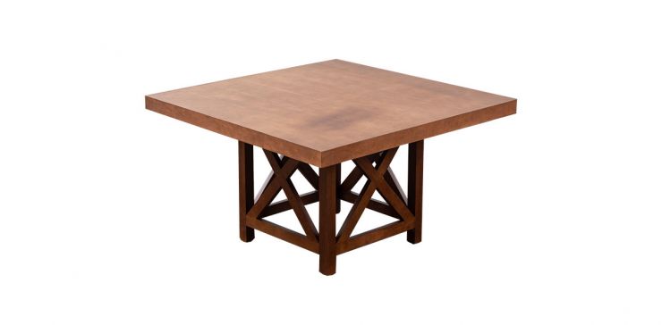 Mesa Comedor Cuadrada Mika Nogal
