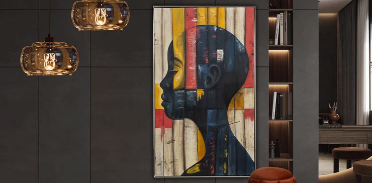 Cuadro Decorativo Colors Plata