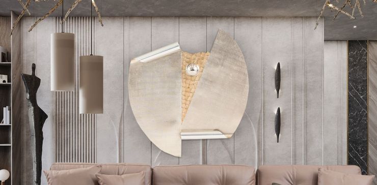 Decoración De Pared Iron Plata