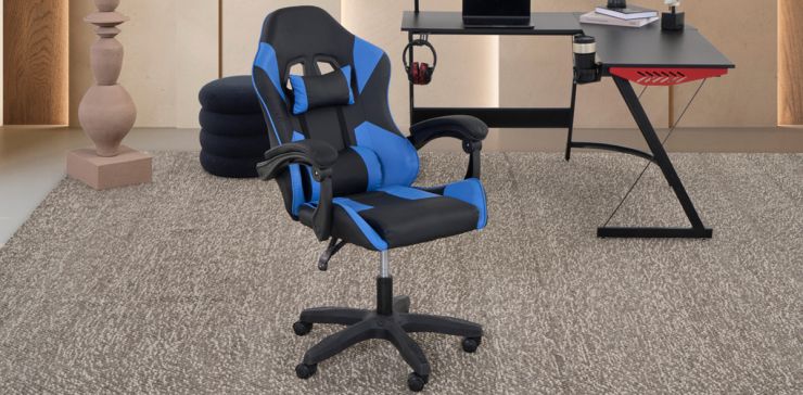 Silla De Oficina Vyrex Azul
