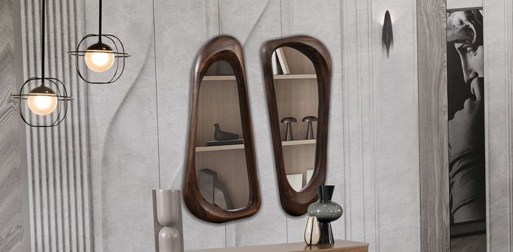 Espejo Hopi Díptico Café