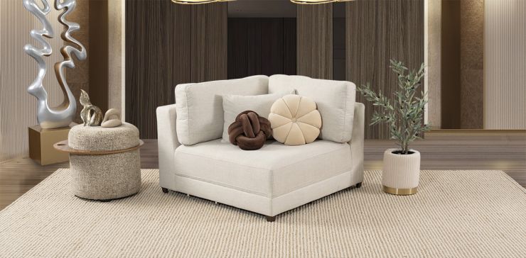 Sillón Esquinero Eland CL Gris