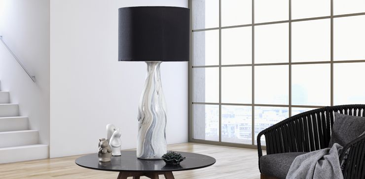  Lámpara de Mesa Jazz Avellana