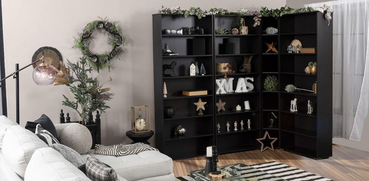 Librero con Esquinero Tobby Life Café