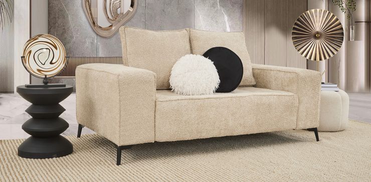 Sofá 2 Plazas Narvik Beige