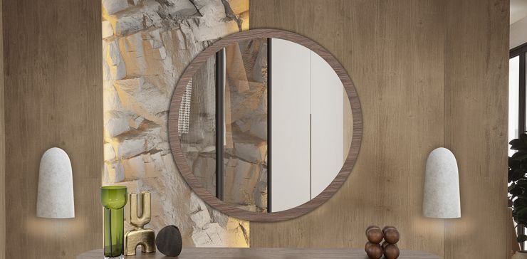 Espejo Padma CL Café