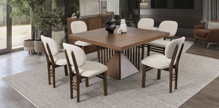 Comedor Malta Blanco 7 Piezas