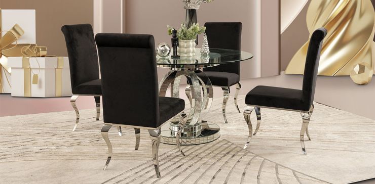 Comedor Redondo Genesis 5 Piezas