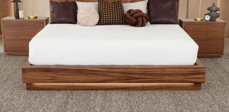 Base De Cama King Size Elyn Café
