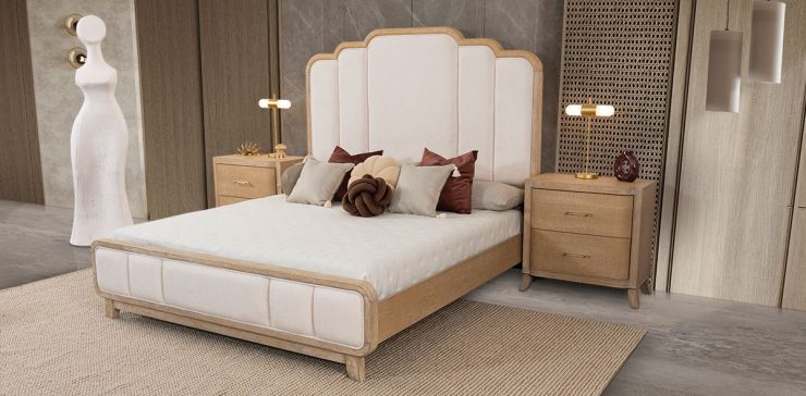 Recámara King Size Elora CL Beige 3 Piezas