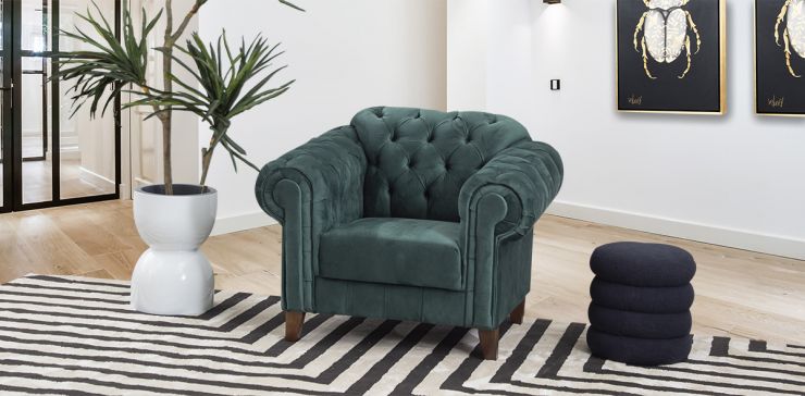 Sillón Alessandra Esmeralda