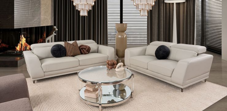 Sala Piel Lecce Beige