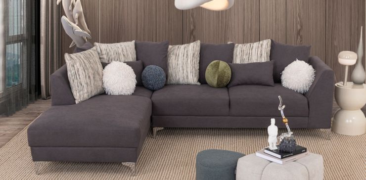 Sala En L Izquierda Alexia Gris Smoke