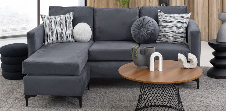 Sala Esquinera Omega Gris