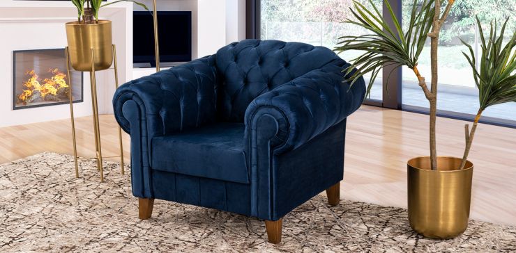 Sillón Alessandra Azul